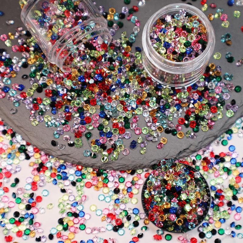 Charms Kristal Berlian Imitasi 3D Untuk Dekorasi Nail Art