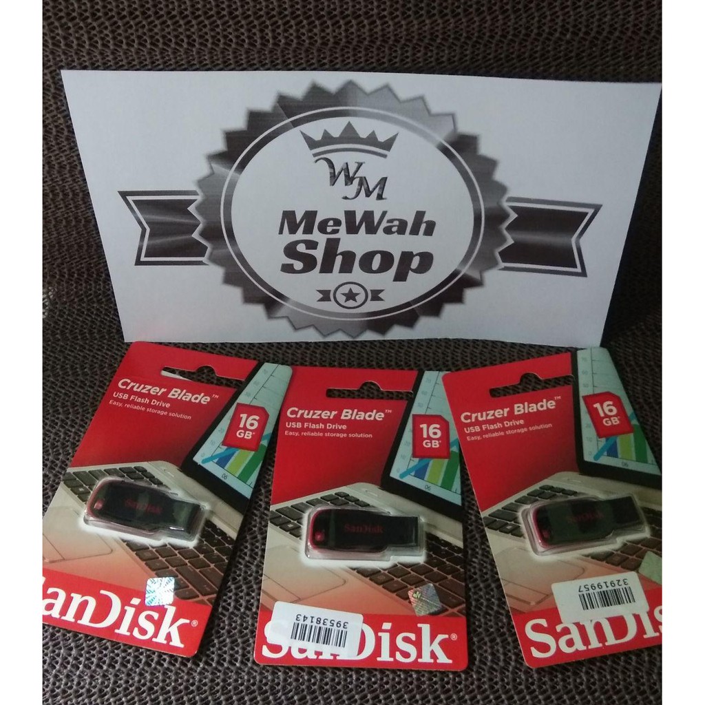 SANDISK FLASH DISK 16GB CRUZER BLADE