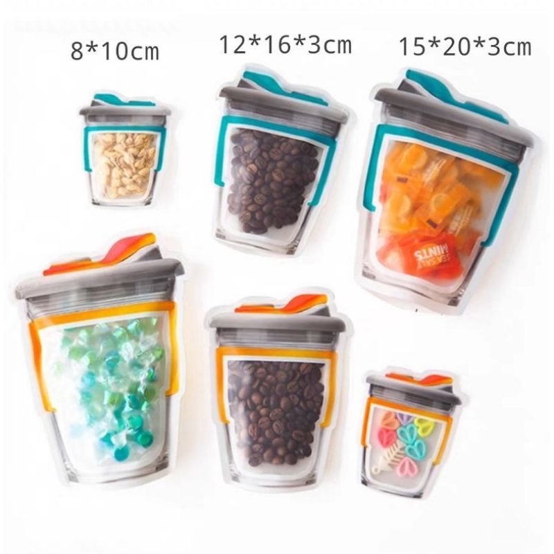 PLASTIK ZIPLOCK BAG 3D JAR FOODGRADE ZIPPER BENTUK JAR UNIK ZP