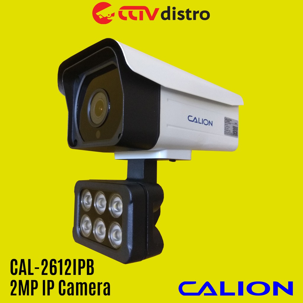 CCTV IP Camera Outdoor 2MP Full HD 1080P | Tetap Berwarna Saat Malam | Calion CAL-2612IPB