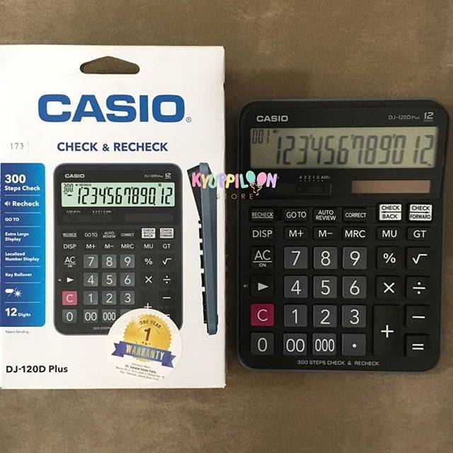 

Calculator Casio DJ-120D Plus