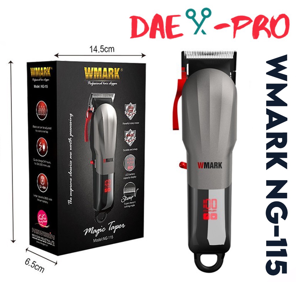 WMARK 115 PROFESIONAL WMARK NG-115 MESIN CUKUR RAMBUT WMARK 115 WMARK NG-115