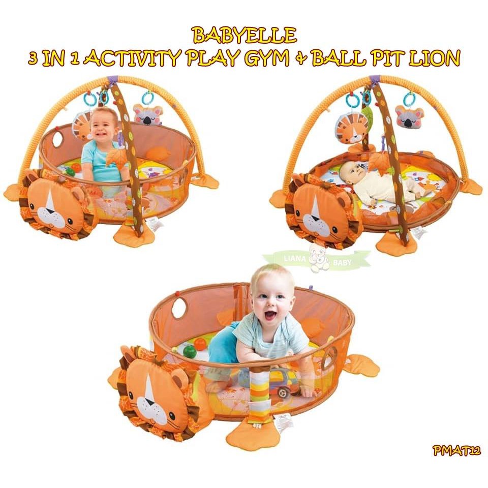 baby gym with ball pit