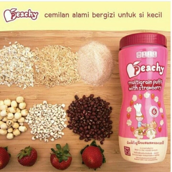 

Unik Peachy Multigrain Puffs - Strawberry Diskon