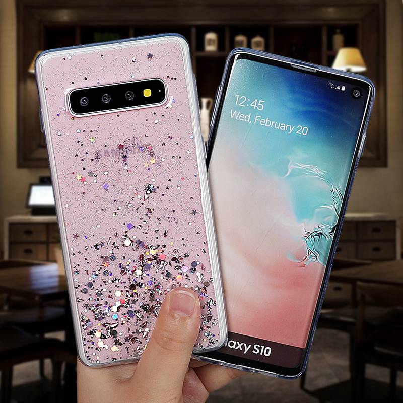 Casing Soft Case TPU Samsung A20 A30 M10 M20 A12 A71 J4 Plus A9 A7 A8 2018 Black Starry Sky Cover