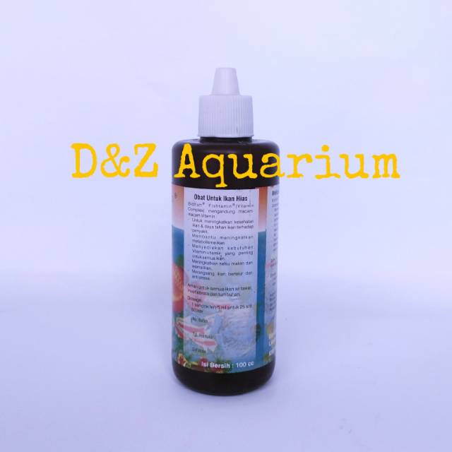 D Z Aquarium Biofish Fistamin Vitamin Ikan Vitamin Complex