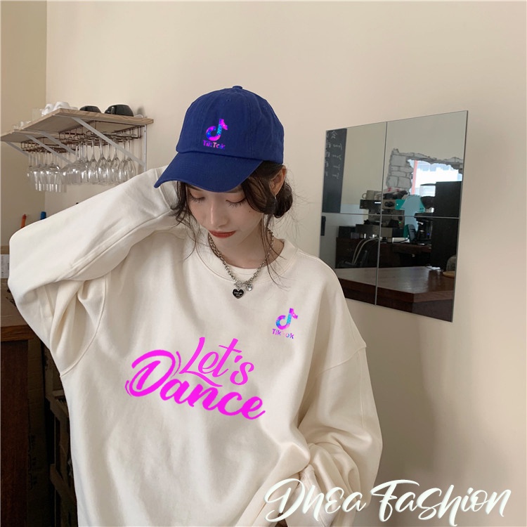 🅳🅵 Sweater Lets Dance Tiktok | Sweatshirt Hoodie Tiktok Women Korean Style | Dhea Fashion