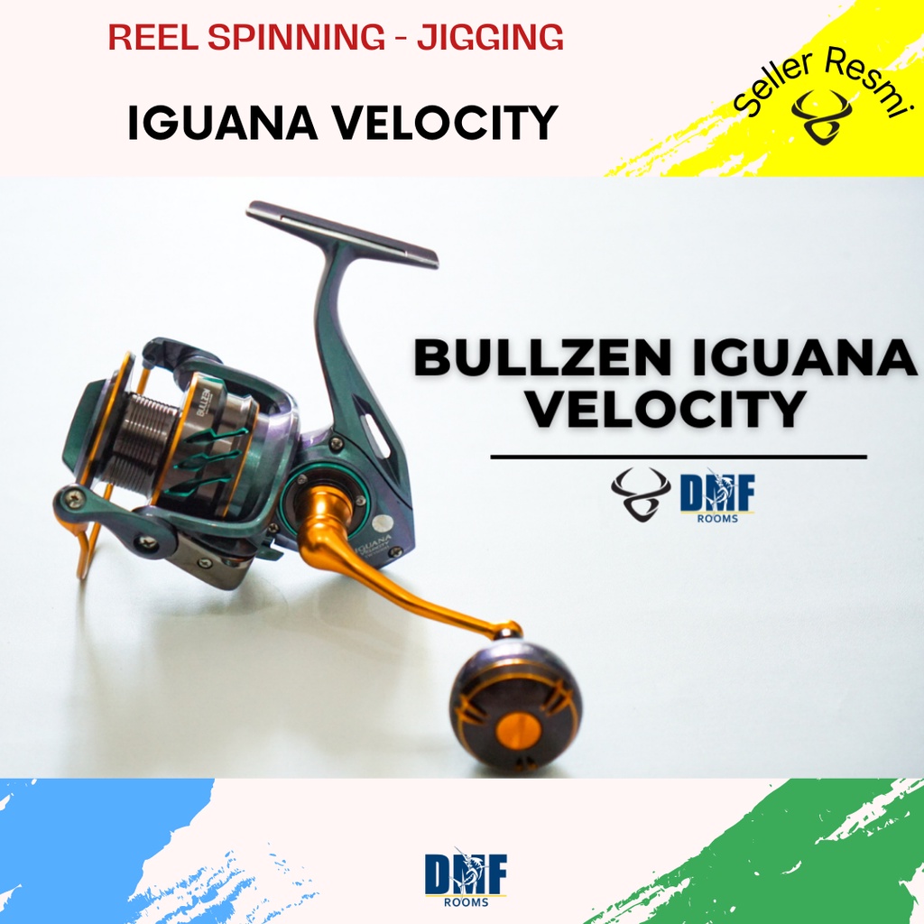 NEW BULLZEN IGUANA VELOCITY REEL | REEL SPINNING | BONUS KAOS