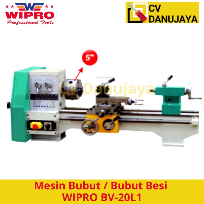 Mesin Bubut Besi Variabel Speed Bench Lathe WIPRO BV20-L1