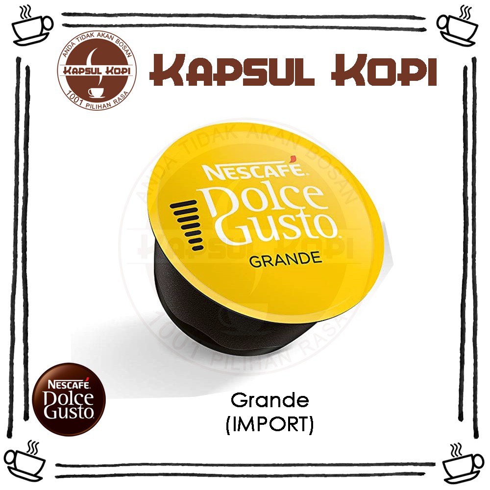 

Grande KapsulKopi Nescafe Dolce Gusto Import Ecer