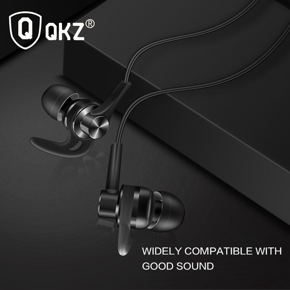 QKZ Earphone HiFi Dengan Mic - QKZ-DT1 - Black