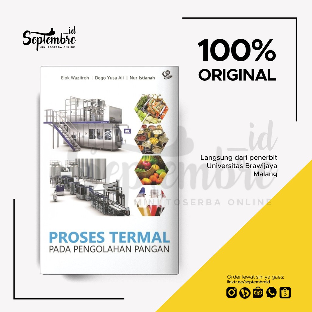 Jual Buku Proses Termal Pada Pengolahan Pangan - Buku Pertanian Buku ...