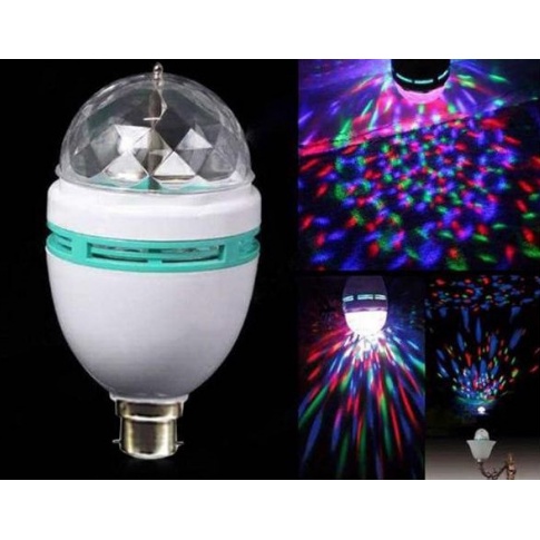 LAMPU DISCO PUTAR ROTATE FULL COLOUR MINIBAR CAFE( DUGEM LAMP )