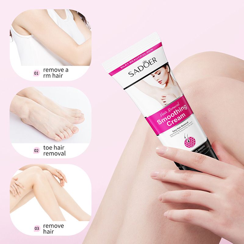 SADOER Hair Remover Smoothing Removal Cream Krim Penghilang Perontak Bulu Original Terlaris