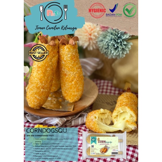 TERLARIS CORNDOG MOZARELLA MOZA MOZARELA KEJU LUMER ASLI SOSIS BAKAR SUPER JUMBO MAKANAN KOREA FROZE