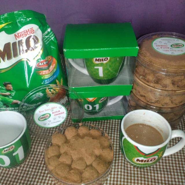 

Kue susu milo