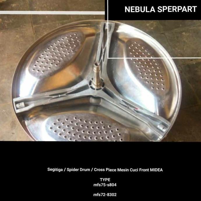 jual SEGITIGA MESIN CUCI FRONT LOADING MIDEA mfs75-s804 mfs72-8302