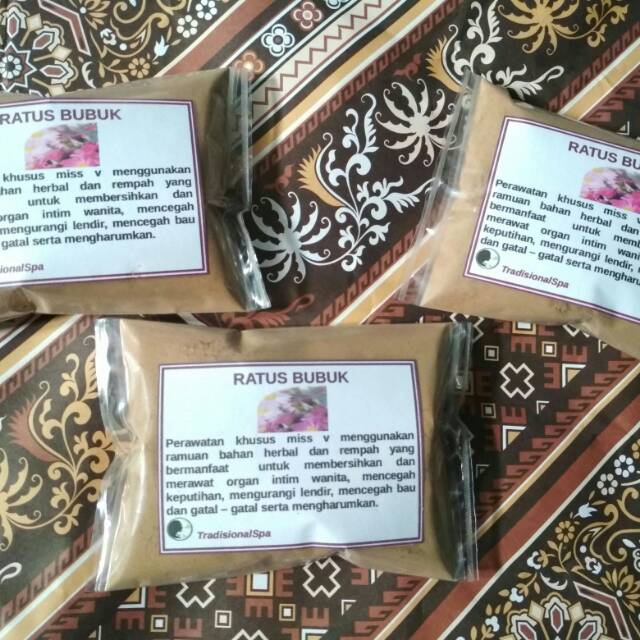 Ratus V Rempah Plus Manjakani - Ratus V Bentuk Bubuk - Cebok V Herbal