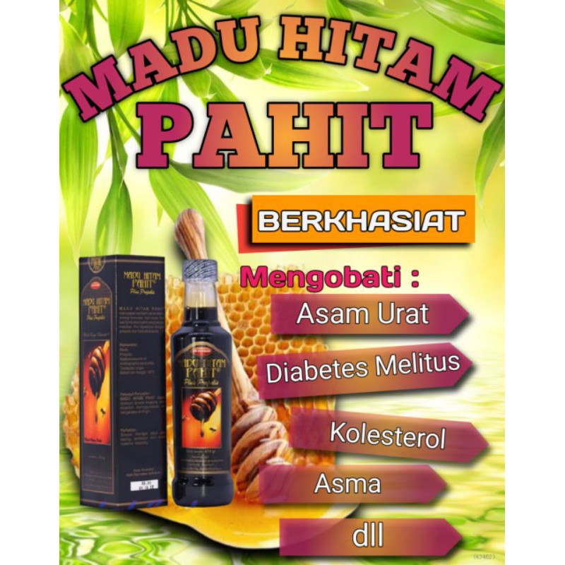 

Madu Hitam Pahit plus Propolis