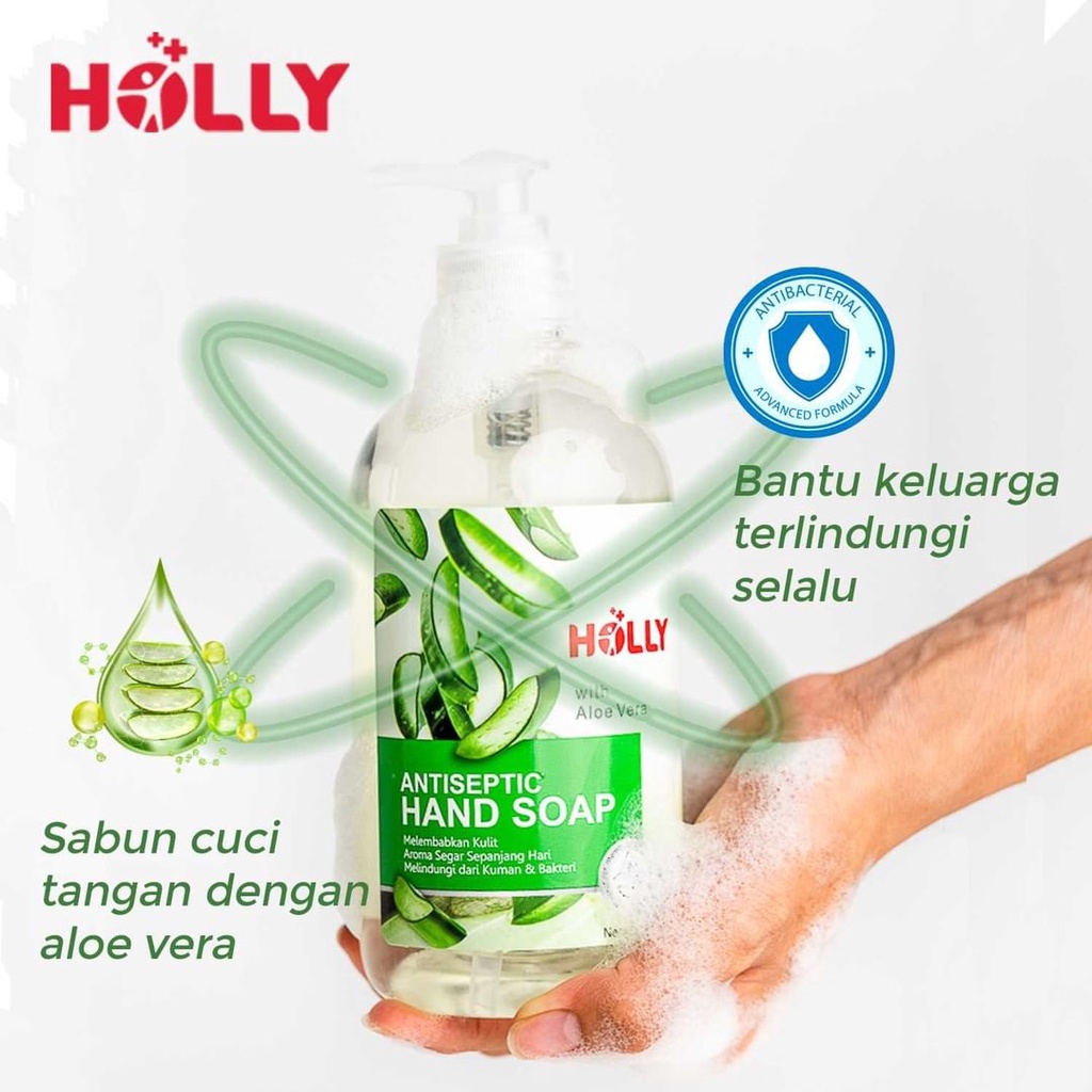 HOLLY Antiseptic Hand Soap 550ml Sabun Cuci Tangan