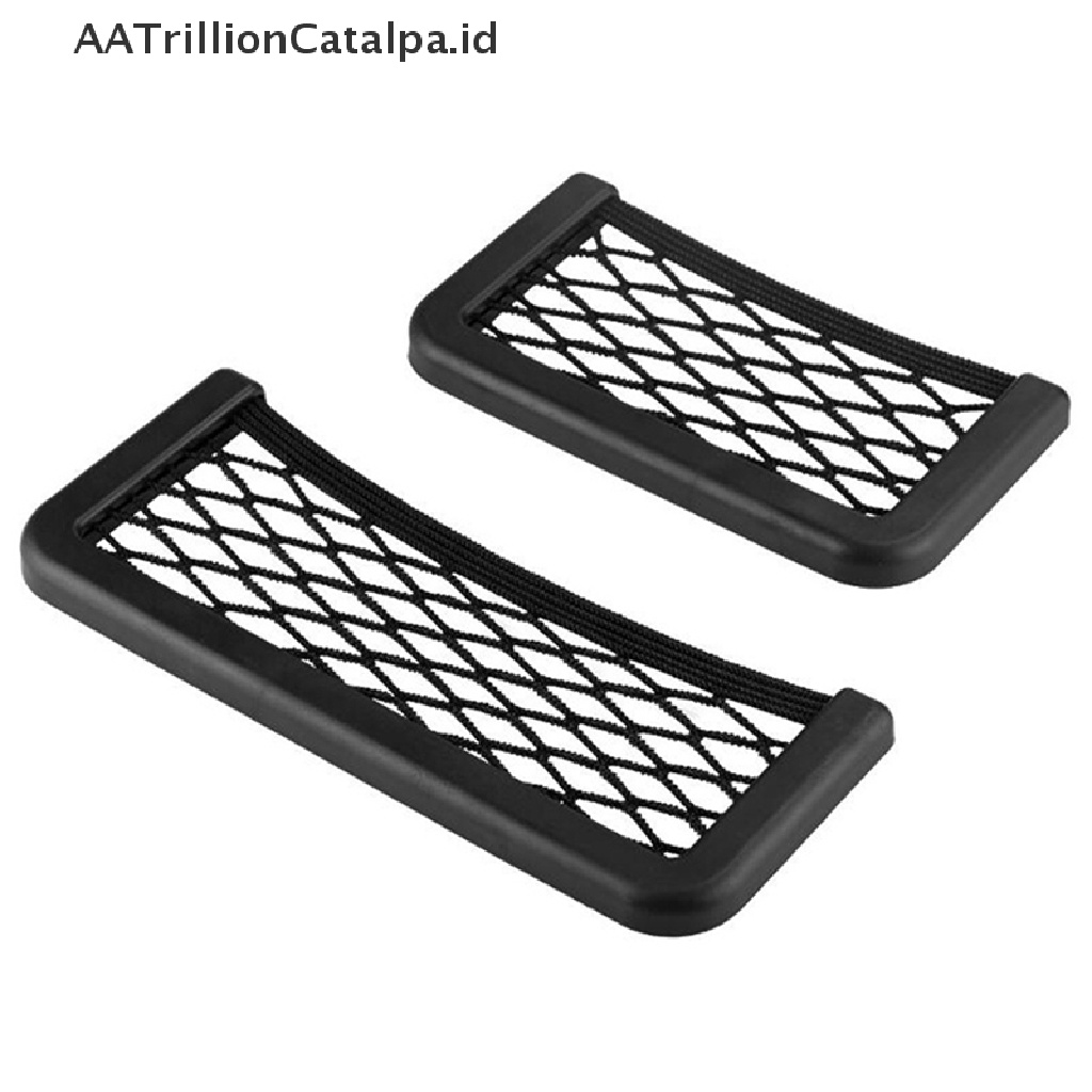 Aatrillioncatalpa Tas Jaring Organizer Penyimpanan Handphone Untuk Aksesoris Mobil