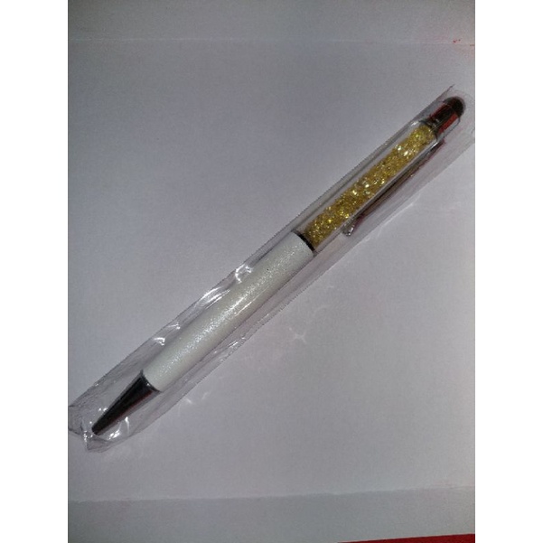 

Pulpen pena hiasan glitter untuk ipad gold harga satuan