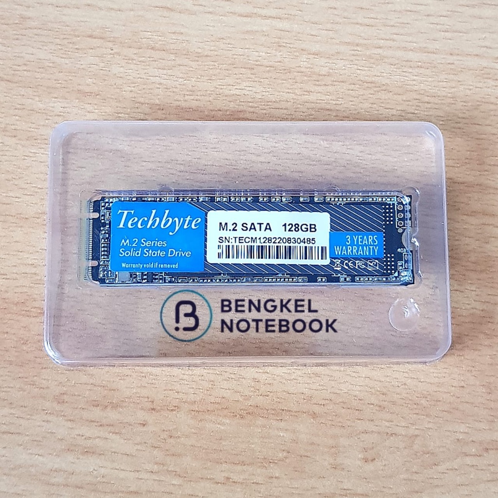 SSD M2 M.2 SATA M2 SATA 128GB Techbyte 2PARET Panjang