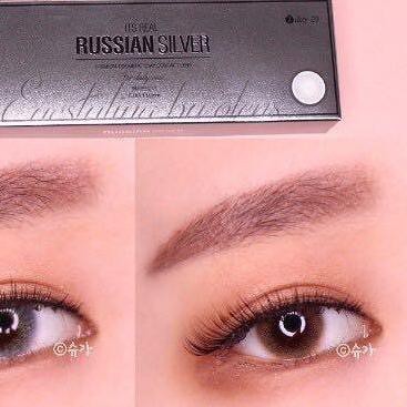 Recomended - READY 1 PASANG [100% ORI] OLENS 1 Day Daily Softlens Spanish Circle Vivi Ring Gray Brow