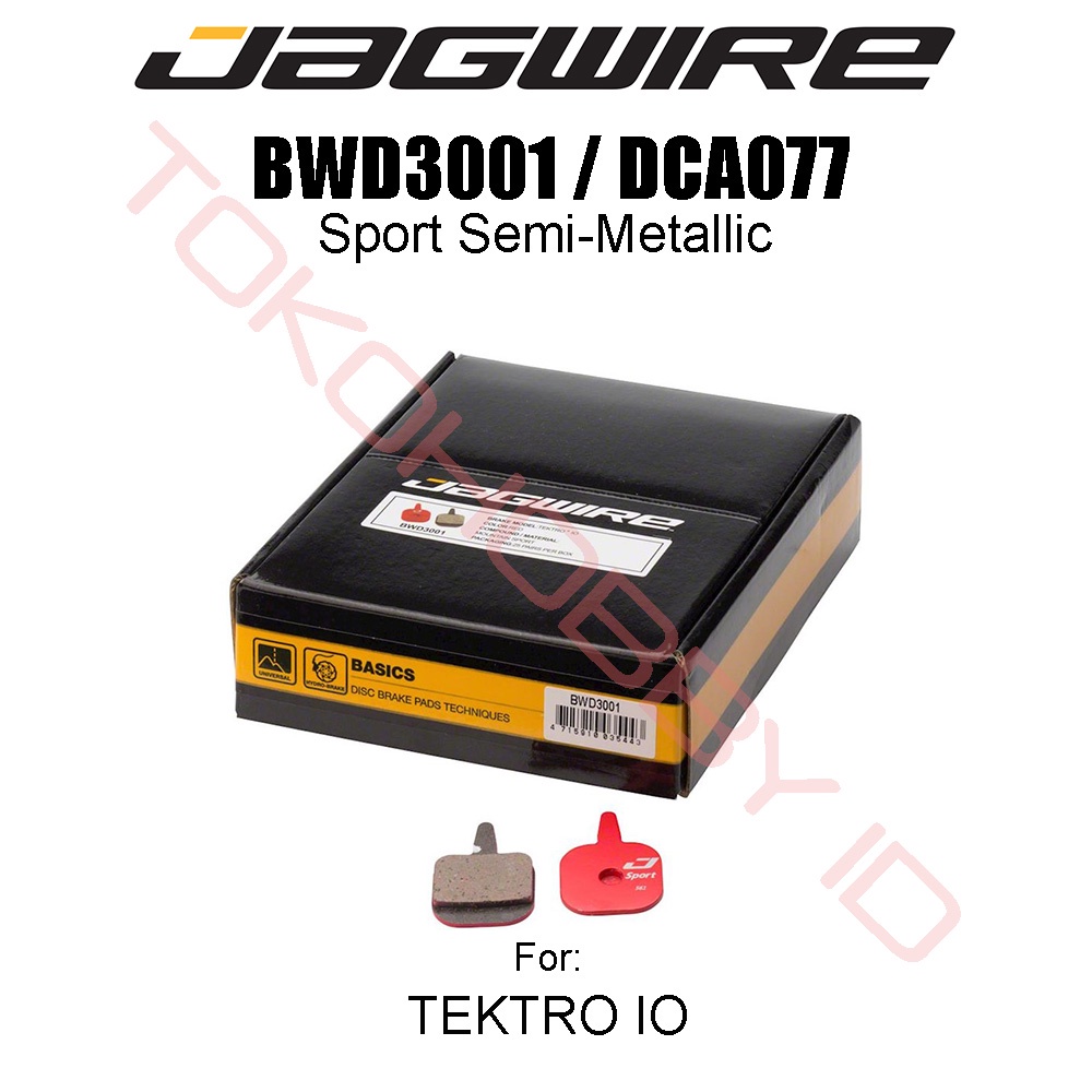 JAGWIRE DCA077 BWD3001 Kampas Rem Hidrolik Tektro IO Original Sport Semi Metallic Brake Pads Origina