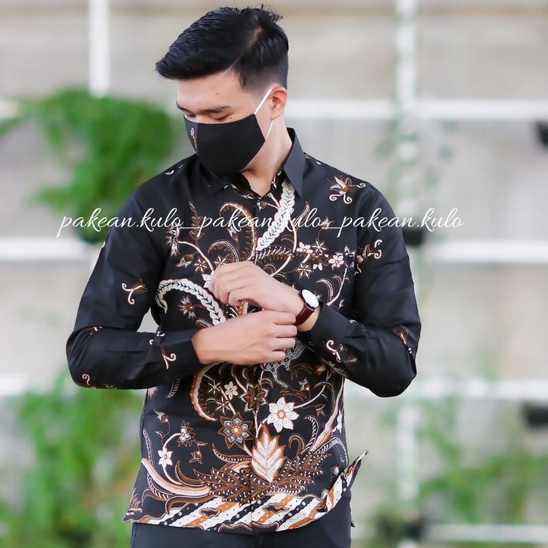 Batik Premium Pria Slimfit 046