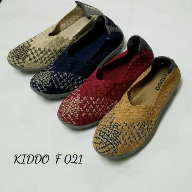 Sepatu Rajut KIDDO F 021 Flat ORIGINAL