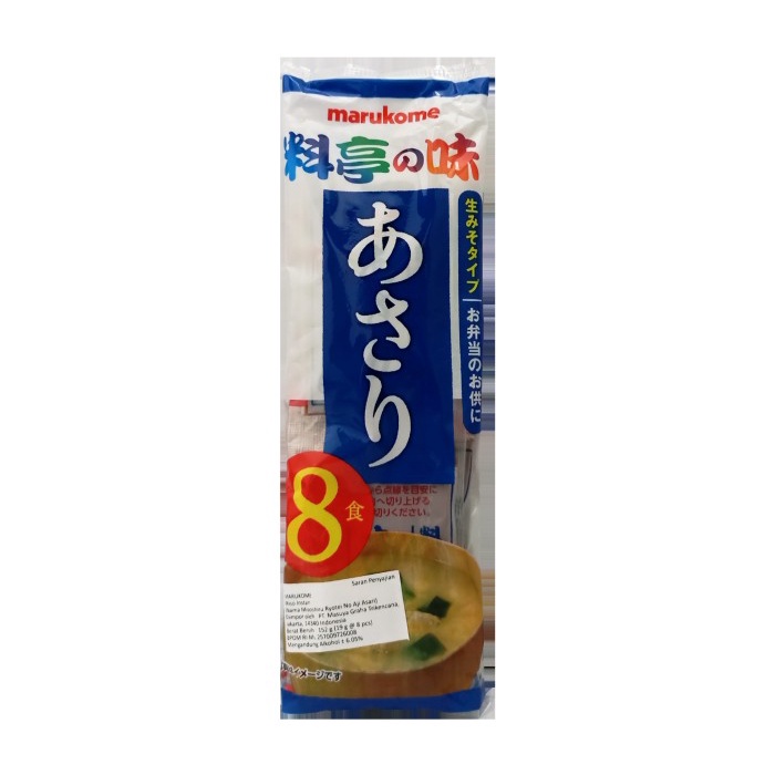 

Bumbu Miso Marukome Nama Misoshiru Ryotei No Ajiasari 152 Gram