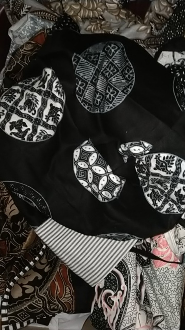 Tey-17 Batik Wanita Asj Sa Hrb026 Kenongo Kemeja Tosca Pendek