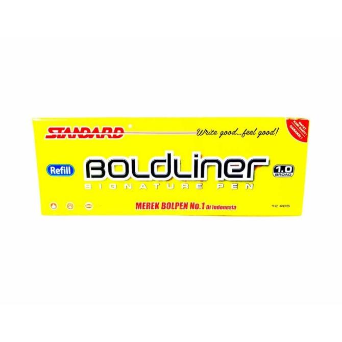

TERLARIS STANDARD REFILL BOLDLINER 1.0 ISI 12 PCS /ALAT TULIS AESTHETIC/ALAT TULIS SEKOLAH/ALAT TULIS SET/ALAT TULIS LUCU/ALAT TULIS KANTOR