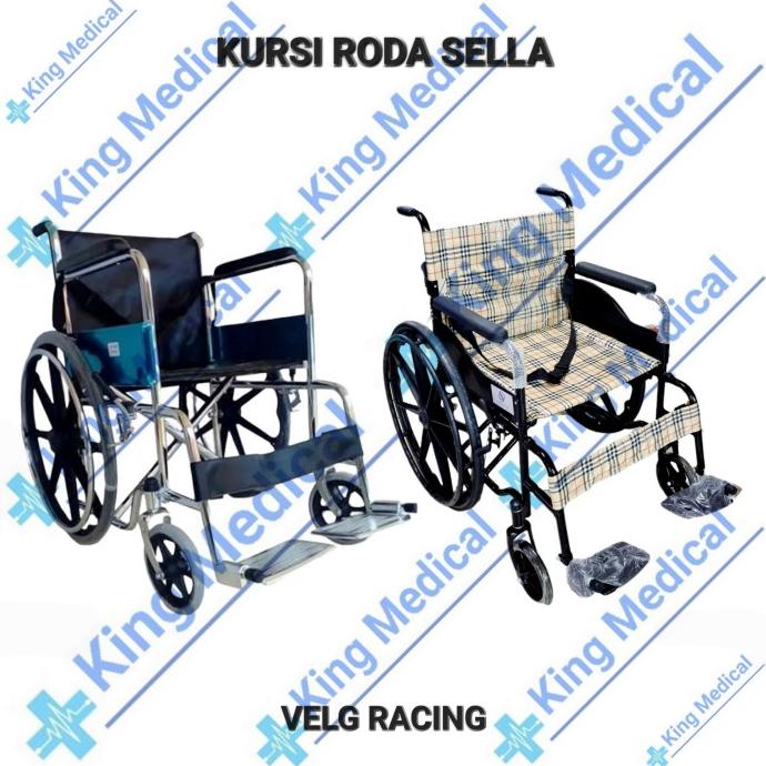 Kursi Roda Standard Sella/Kursi Roda Rumah Sakit