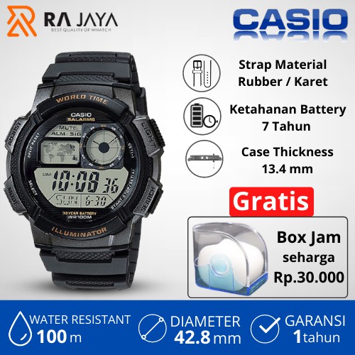 CASIO Jam Tangan Casio Pria General Digital AE-1000W-1AVDF / AE1000W / AE1000W1
