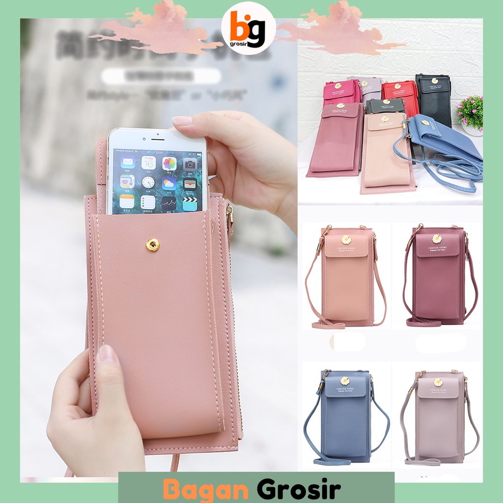 BG / COD / Dompet Pocket Tempat Hp Wanita / Tas Selempang Dompet Tempat Hp / Tas Hp Wanita Tas Selem
