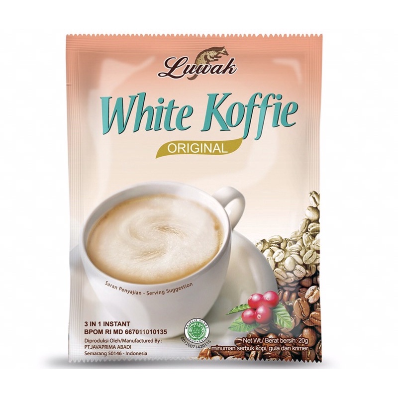 

LUWAK WHite coffe 10x20gr 1 renteng isi 10pcs