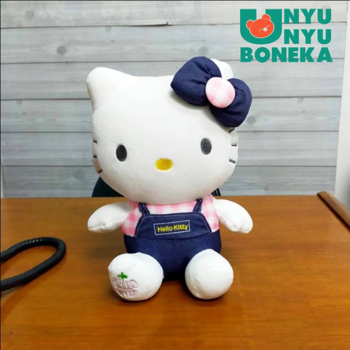 Boneka Hello Kitty Jeans Size 11&quot;/28cm/kucinglucu/disney/BonekaLembut