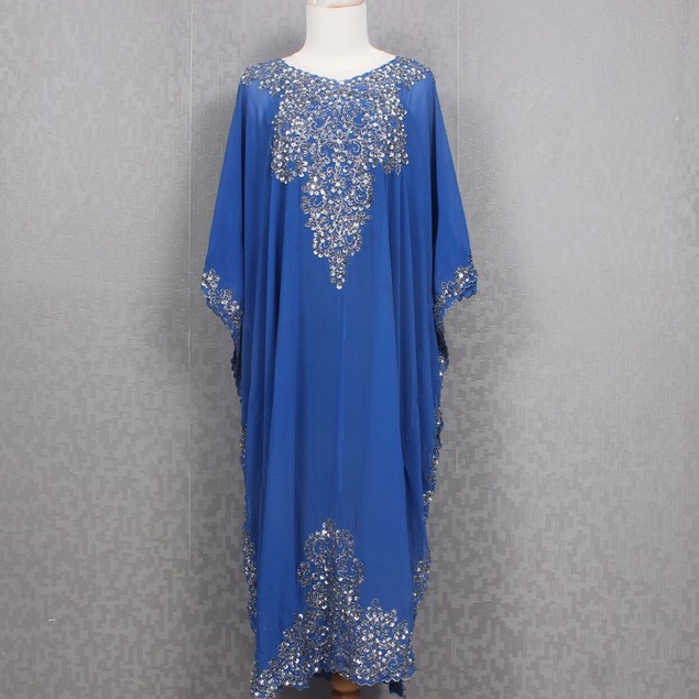 Kaftan Wanita Full Payet Kaftan Gemini Asmiranda Tornita Original untuk pesta lebaran warna abu abu hitam putih navy bahan sifon Mewah Modern terbaru all size bisa COD