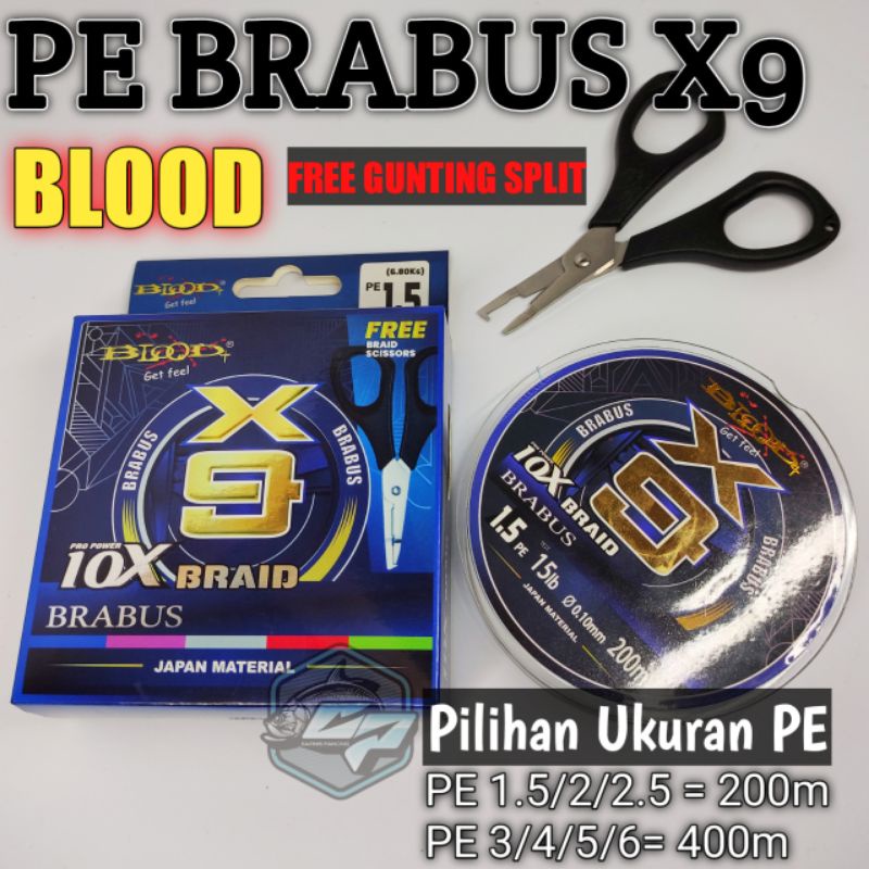 PE BLOOD BRABUS X9 200-400 METER