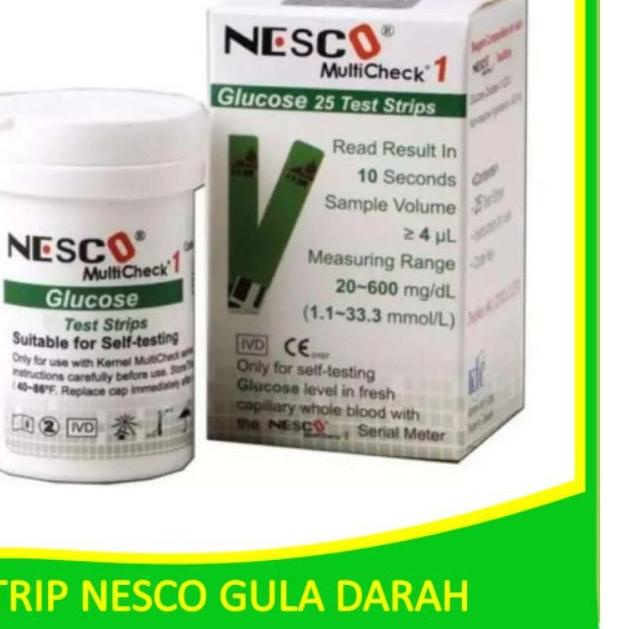 ™ Nesco Strip Nesco Gula Darah / Glucose / Strip Glucose / Gula Darah Nesco ✩