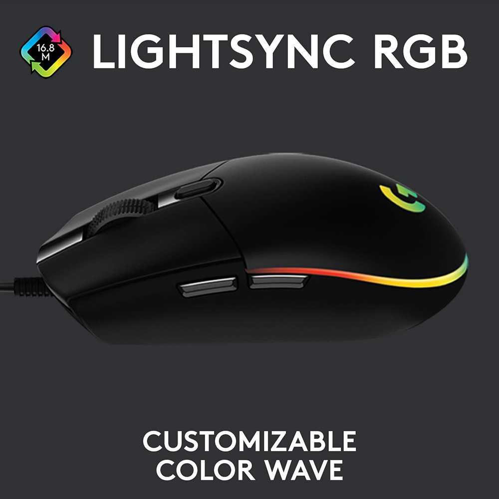 Logitech Lightsync RGB Gaming Mouse - G102