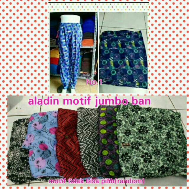 Aladin Jumbo Motif / Celamis Aladin / Dalaman gamis / Aladin Motif / Celamis Motif ban