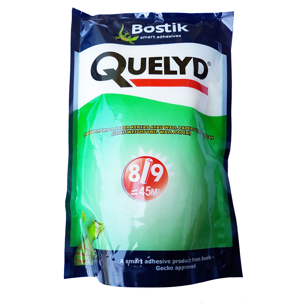 Quelyd SE Bostik Premium - Lem Perekat Wallpaper Dinding