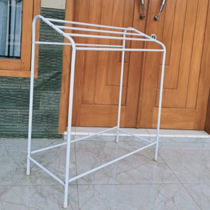 ST11 Jemuran Handuk Rak Jumbo STAINLESS Alumunium Super Kokoh Kuat