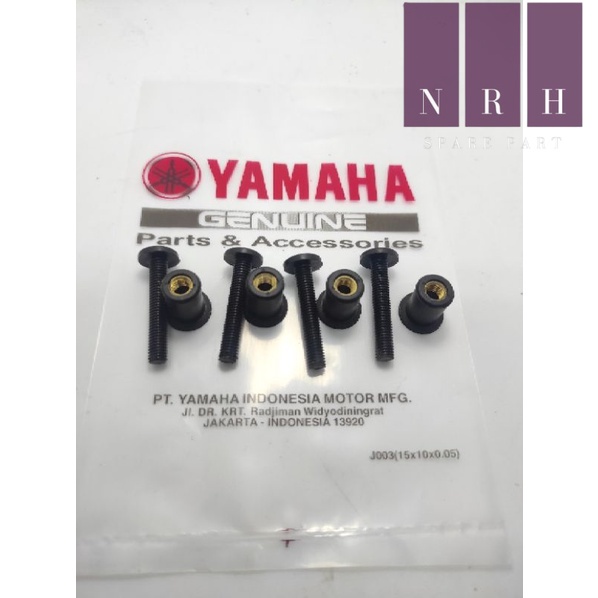 Mur baut plastik visor aerox Nmax Xmax Xride 4set