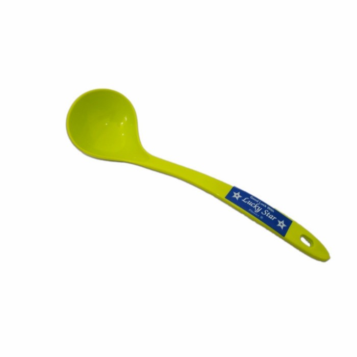 Erus Kuah Plastik MEDIUM Lucky Star Irus Sendok SoupNeo M Panjang 23cm