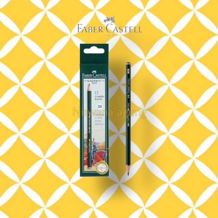 

FABER CASTELL PENSIL UJIAN 2B CASTELL 9000