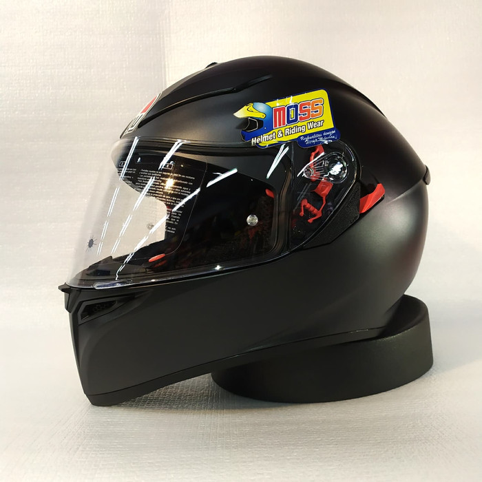 Helm AGV K3SV Solid Matt Black || Original Product